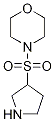 4-(Pyrrolidine-3-sulfonyl)-morpholine Structure,1206969-59-6Structure