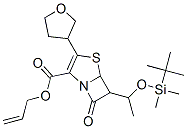 6-[1-[(叔丁基二甲基硅)氧]乙基]-7-氧代-3-(四氫-3-呋喃基)-4-硫雜-1-氮雜雙環(huán)[3.2.0]庚-2-烯-2-羧酸烯丙酯結(jié)構(gòu)式_120705-71-7結(jié)構(gòu)式