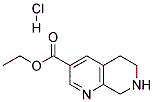 Ethyl5,6,7,8-tetrahydro-1,7-naphthyridine-3-carboxylatehydrochloride Structure,1207175-08-3Structure