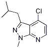 4-Chloro-3-isobutyl-1-methyl-1h-pyrazolo[3,4-b]pyridine Structure,1207175-13-0Structure