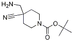 Tert-butyl 4-(aminomethyl)-4-cyanopiperidine-1-carboxylate Structure,1207178-51-5Structure