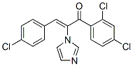 2-Propen-1-one, 3-(4-chlorophenyl)-1-(2,4-dichlorophenyl)-2-(1h-imidazol-1-yl)-, (z)-(9ci) Structure,120758-61-4Structure