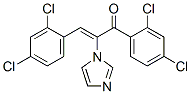 2-Propen-1-one, 1,3-bis(2,4-dichlorophenyl)-2-(1h-imidazol-1-yl)-, (z)-(9ci) Structure,120758-62-5Structure