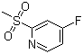 4-Fluoro-2-(methylsulfonyl)pyridine Structure,1207613-69-1Structure