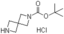 Tert-butyl 2,6-diazaspiro[3.3]heptane-2-carboxylate hydrochloride Structure,1207840-19-4Structure