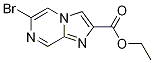 4-Imidazo[1,2-a]pyrazine-2-carboxylic acid, 6-bromo-, ethyl ester Structure,1208085-94-2Structure