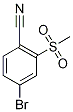 4-Bromo-2-(methylsulfonyl)benzonitrile Structure,1208402-11-2Structure