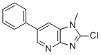 2-Chloro-1-methyl-6-phenylimidazo[4,5-b]pyridine Structure,120889-05-6Structure