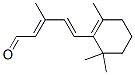 2,4-Pentadienal,3-methyl-5-(2,6,6-trimethyl-1-cyclohexen-1-yl)- Structure,1209-68-3Structure