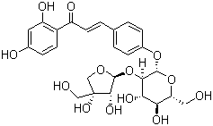 Isoliquiritin apioside Structure,120926-46-7Structure