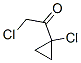 (9ci)-2-氯-1-(1-氯環(huán)丙基)-乙酮結(jié)構(gòu)式_120983-72-4結(jié)構(gòu)式