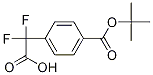 2-(4-(Tert-butoxycarbonyl)phenyl)-2,2-difluoroacetic acid Structure,1211594-71-6Structure