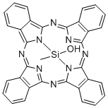 Methylsilicon(IV) phthalocyanine hydroxide Structure,12119-00-5Structure