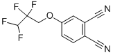 1,2-Benzenedicarbonitrile, 4-(2,2,3,3-tetrafluoropropoxy) Structure,121190-46-3Structure