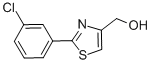 [2-(3-Chlorophenyl)thiazol-4-yl]methanol Structure,121202-20-8Structure