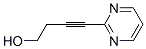 3-Butyn-1-ol, 4-(2-pyrimidinyl)-(9ci) Structure,121356-77-2Structure