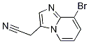 8-Bromo-imidazo[1,2-a]pyridine-3-acetonitrile Structure,1215924-29-0Structure