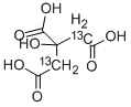 Citric acid-2,4-13C2 Structure,121633-50-9Structure