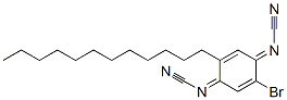 2-Bromo-5-dodecyl-2,5-cyclohexadiene-1,4-diylidenebiscyanamide Structure,121720-48-7Structure