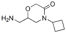 6-Aminomethyl-4-cyclobutyl-morpholin-3-one Structure,1217274-16-2Structure