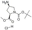 (2R,4r)-4-amino-1-boc-pyrrolidine-2-carboxylic acid methyl ester-hcl Structure,1217474-04-8Structure