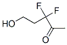 2-Pentanone, 3,3-difluoro-5-hydroxy-(9ci) Structure,121749-56-2Structure