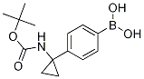 4-(1-(Tert-butoxycarbonylamino)cyclopropyl)phenylboronic acid Structure,1217500-58-7Structure