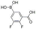 3-Carboxy-4,5-difluorophenylboronic acid Structure,1217500-81-6Structure