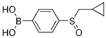 4-(Cyclopropylmethylsulfinyl)phenylboronic acid Structure,1217501-04-6Structure