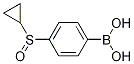 4-(Cyclopropylsulfinyl)phenylboronic acid Structure,1217501-06-8Structure