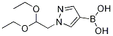 1-(2,2-Diethoxyethyl)pyrazole-4-boronic acid Structure,1217501-20-6Structure