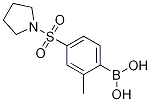 2-Methyl-4-(pyrrolidin-1-ylsulfonyl)phenylboronic acid Structure,1217501-51-3Structure