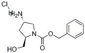 (2R,4s)-1-cbz-2-hydroxymethyl-4-amino pyrrolidine-hcl Structure,1217609-33-0Structure