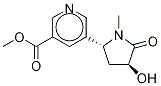 Rac trans-3’-hydroxy cotinine-3-carboxylic acid methyl ester
 Structure,1217641-50-3Structure