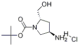 (2S,4r)-1-boc-2-hydroxymethyl-4-amino pyrrolidine-hcl Structure,1217657-92-5Structure