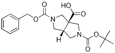 (3As,6as)-2-((benzyloxy)carbonyl)-5-(tert-butoxycarbonyl)octahydropyrrolo[3,4-c]pyrrole-3a-carboxylicacid Structure,1217766-30-7Structure