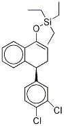 (4S)-(3,4-二氯苯基)-3,4-二氫-1-O-三乙基甲硅烷基-1-萘酚結(jié)構(gòu)式_1217778-10-3結(jié)構(gòu)式