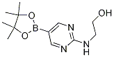 2-(2-Hydroxyethylamino)pyrimidine-5-boronic acid pinacol ester Structure,1218789-34-4Structure