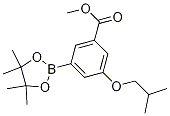 3-Methoxycarbonyl-5-isobutoxyphenylboronic acid pinacol ester Structure,1218789-59-3Structure