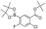 5-(T-butoxycarbonyl)-4-chloro-2-fluorophenylboronic acid pinacol ester Structure,1218789-89-9Structure