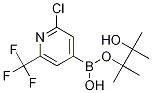 2-Chloro-6-(trifluoromethyl)pyridine-4-boronic acid pinacol ester Structure,1218790-05-6Structure