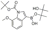 1-Boc-7-methoxyindole-3-boronic acid pinacol ester Structure,1218790-26-1Structure