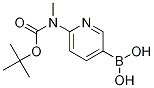 6-(Boc-methylamino)pyridine-3-boronic acid Structure,1218790-80-7Structure