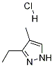 3-Ethyl-4-methyl-1h-pyrazole hcl Structure,1218791-04-8Structure