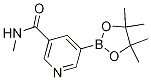 N-methyl-5-(4455-tetramethyl-132-dioxaborolan-2-yl)nicotinamide Structure,1218791-25-3Structure