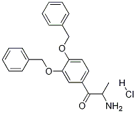 2-Amino-3’,4’-dibenzyloxypropiophenone hydrochloride Structure,1219199-37-7Structure