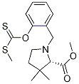 O-[(2s)-3,3-二甲基-n-芐基-脯氨酸甲酯] s-甲基黃酸鹽結(jié)構(gòu)式_1219237-13-4結(jié)構(gòu)式