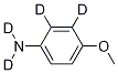 4-Methoxyaniline-2,3,5,6-d4 Structure,1219798-55-6Structure