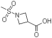 1-(Methylsulfonyl)azetidine-3-carboxylic acid Structure,1219828-27-9Structure