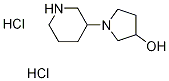 1-(Piperidin-3-yl)pyrrolidin-3-oldihydrochloride Structure,1219957-20-6Structure